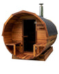 3m Canadian Red Cedar Barrel Sauna / Porch